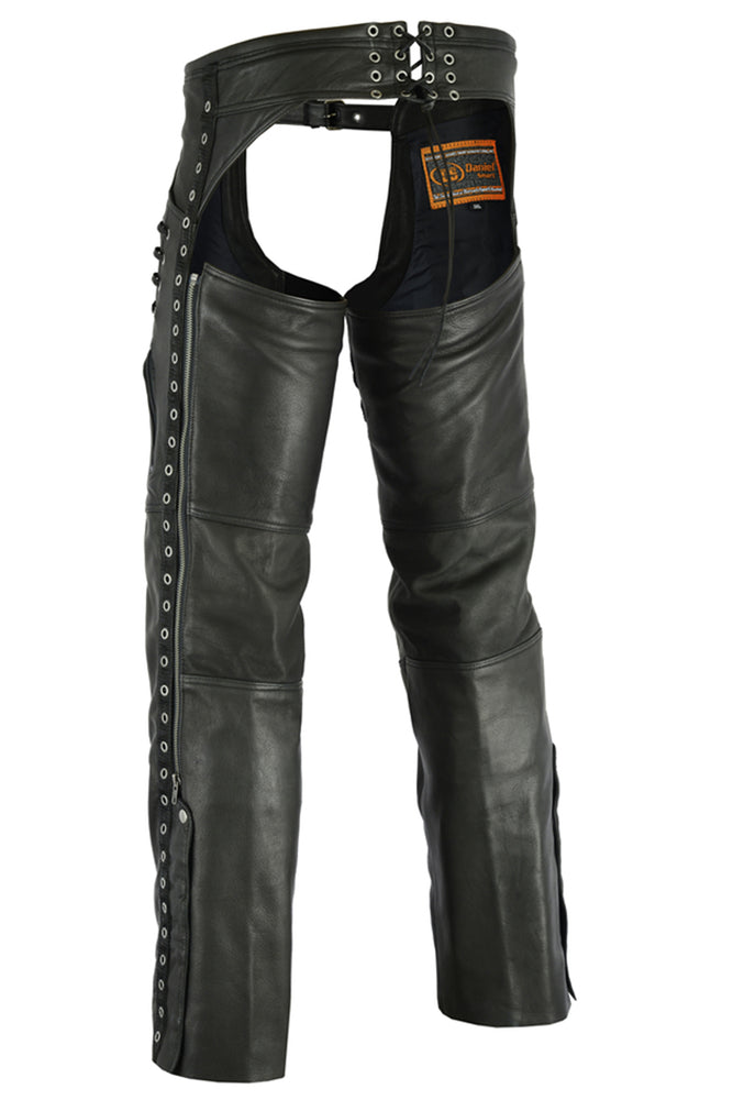 Iron Bound - Women's Motorcycle Leather Chaps-Womens Chaps & Pants-Daniel Smart Mfg - Retail