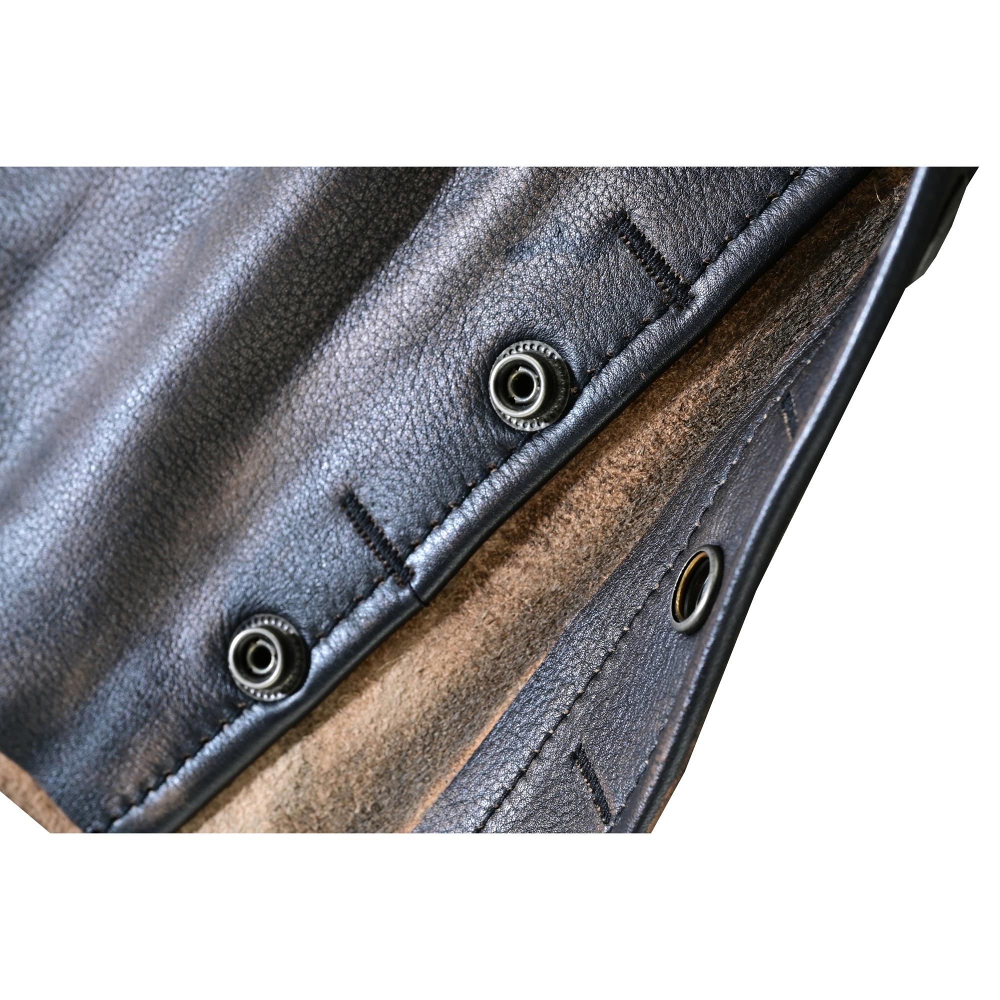 Iron Maverick - Unisex Motorcycle Leather Chaps-Unisex Chaps & Pants-Daniel Smart Mfg - Retail