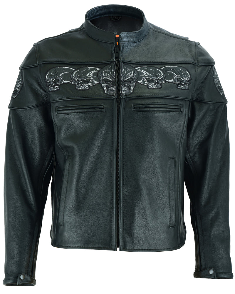 Ironclad - Men's Leather Motorcycle Jacket-Mens Leather Motorcycle Jackets-Daniel Smart Mfg - Retail