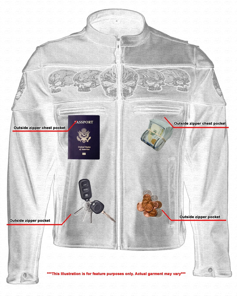 Ironclad - Men's Leather Motorcycle Jacket-Mens Leather Motorcycle Jackets-Daniel Smart Mfg - Retail