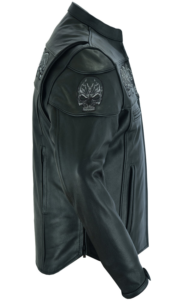 Ironclad - Men's Leather Motorcycle Jacket-Mens Leather Motorcycle Jackets-Daniel Smart Mfg - Retail