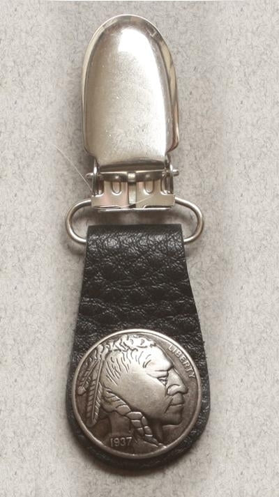 J122-12 Boot Clips Indian Head Nickel-Boot Clips-Daniel Smart Mfg - Retail
