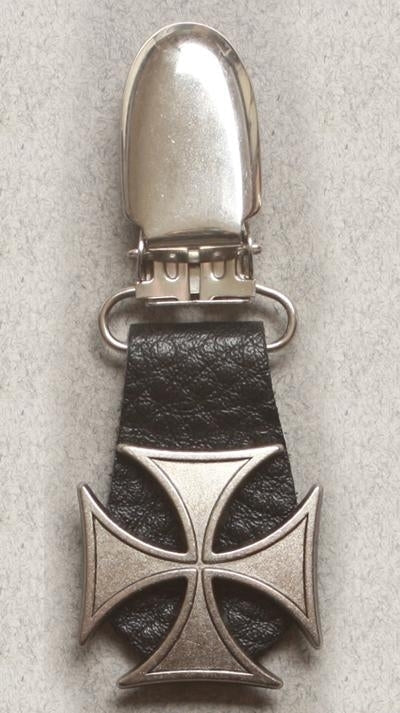 J122-8 Boot Clips Iron Cross-Boot Clips-Daniel Smart Mfg - Retail
