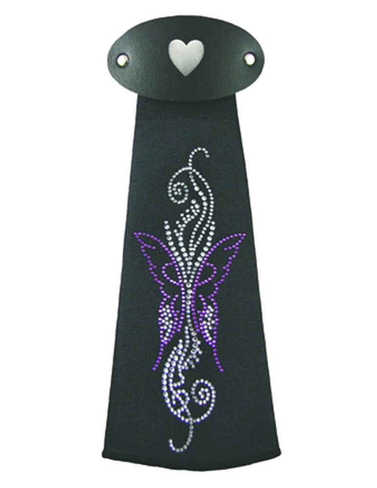J759IJ2 Purple Butterfly Hairtube-Hair Tubes-Daniel Smart Mfg - Retail