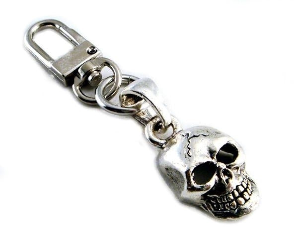 K-SKULLXL Skull XL Clip-on-Wallet Chains/Key Leash-Daniel Smart Mfg - Retail