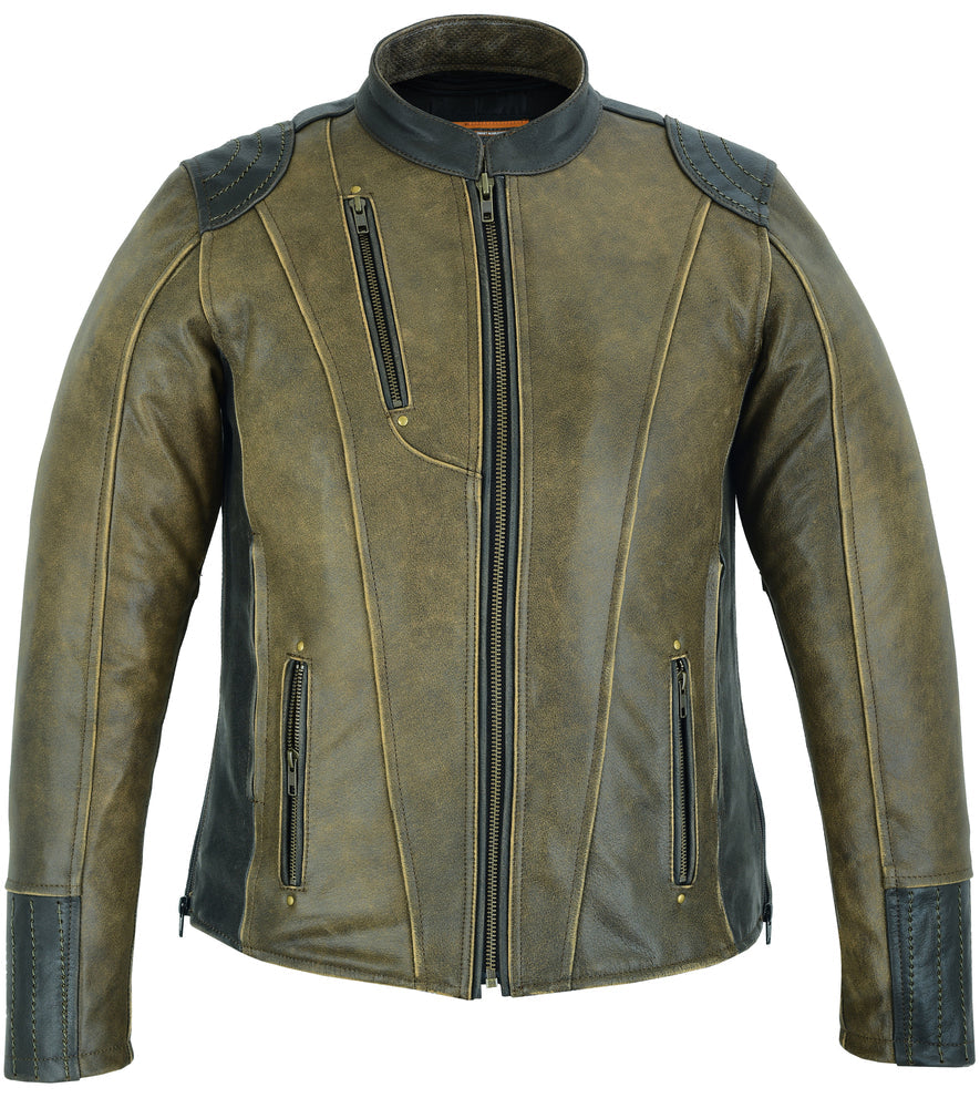 Luna Rider - Women's Leather Jacket-Womens Leather Motorcycle Jackets-Daniel Smart Mfg - Retail