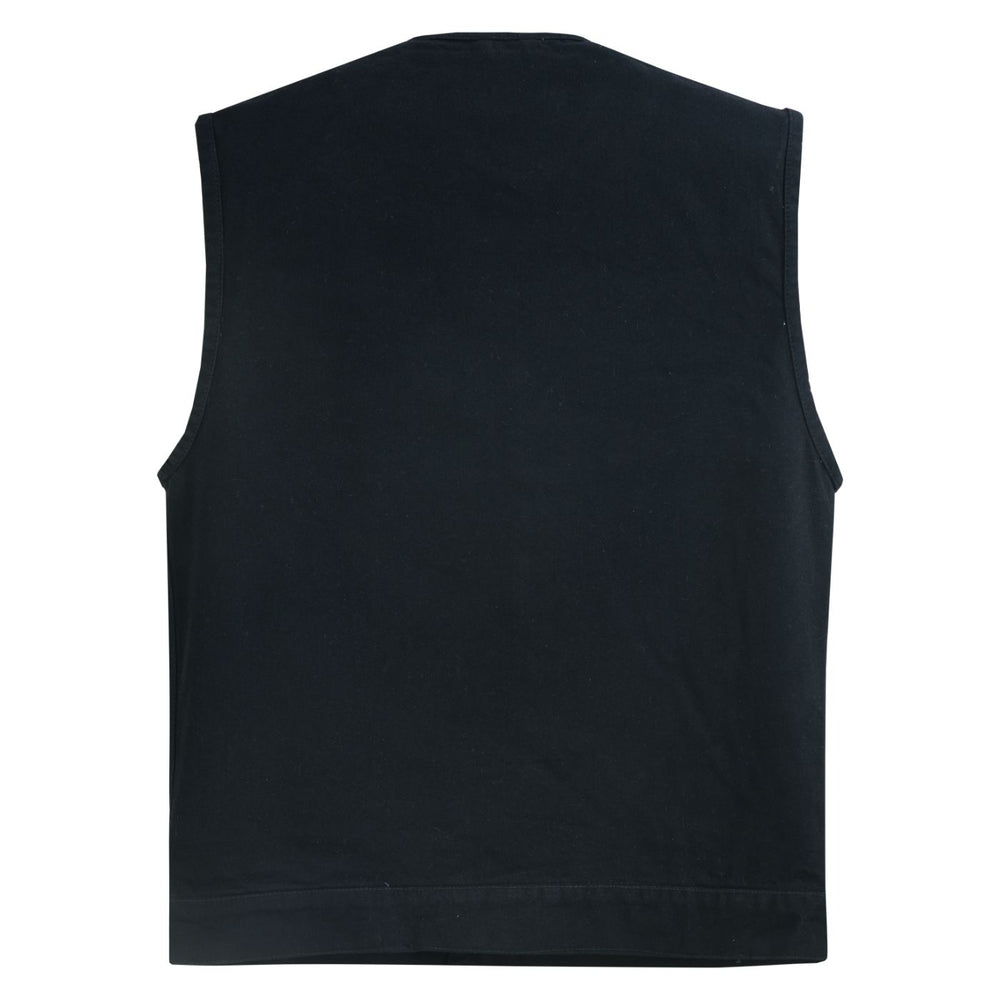 Mad Max - Motorcycle Denim Vest-Mens Denim Vests-Daniel Smart Mfg - Retail