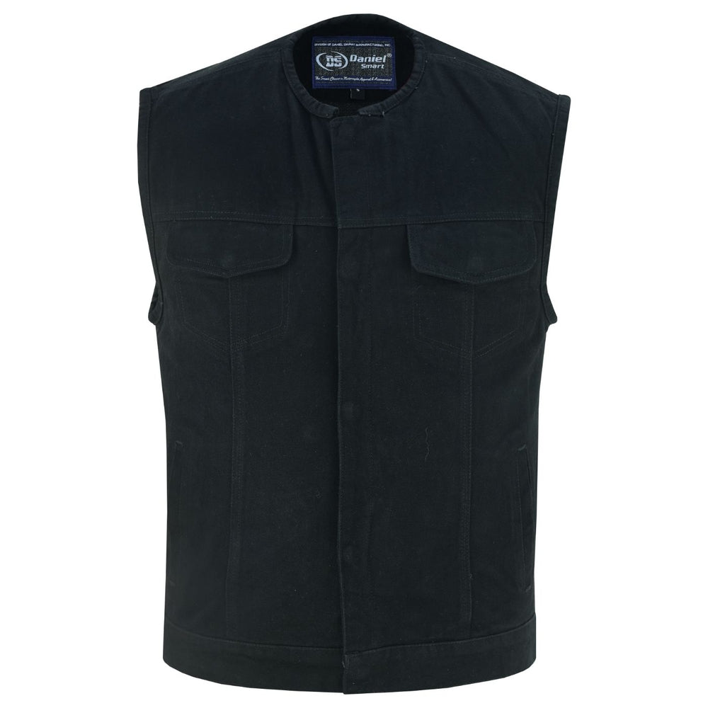 Mad Max - Motorcycle Denim Vest-Mens Denim Vests-Daniel Smart Mfg - Retail
