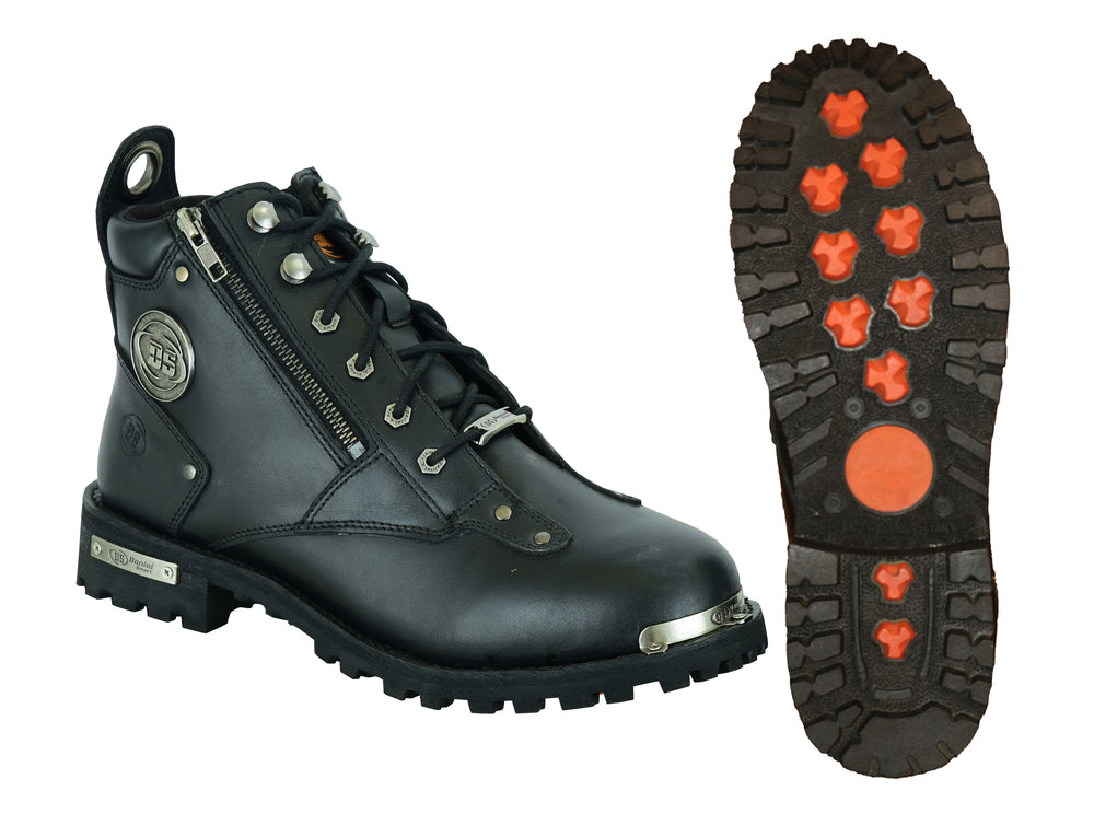 Maverick 6 - Men's Leather Motorcycle Boots-Mens Motorcycle Boots-Daniel Smart Mfg - Retail