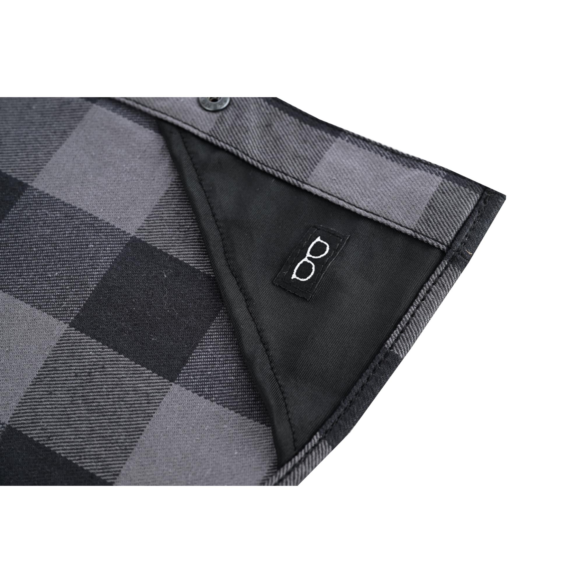 Men's Sleeveless Flannel Shirt-Flannels-Daniel Smart Mfg - Retail