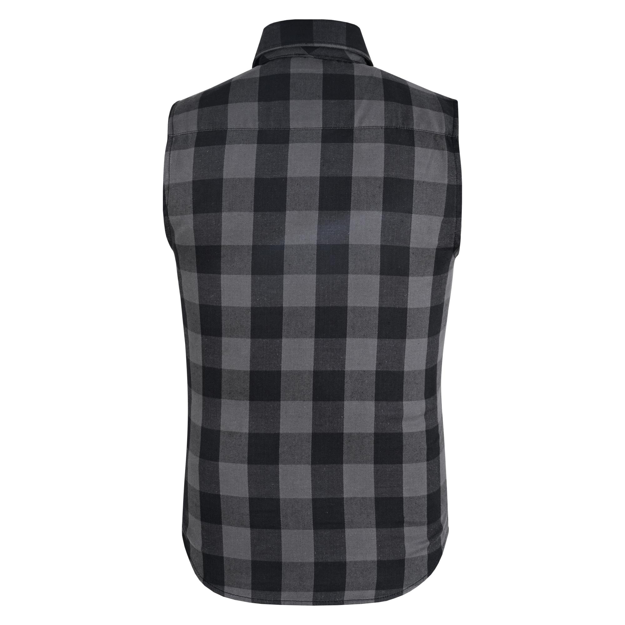 Men's Sleeveless Flannel Shirt-Flannels-Daniel Smart Mfg - Retail