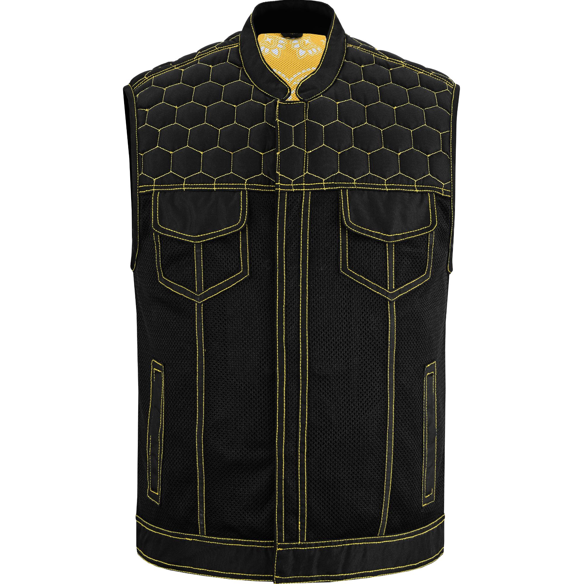 Mesh Rave - Men's Textile Vest-Mens Textile Vests-Daniel Smart Mfg - Retail