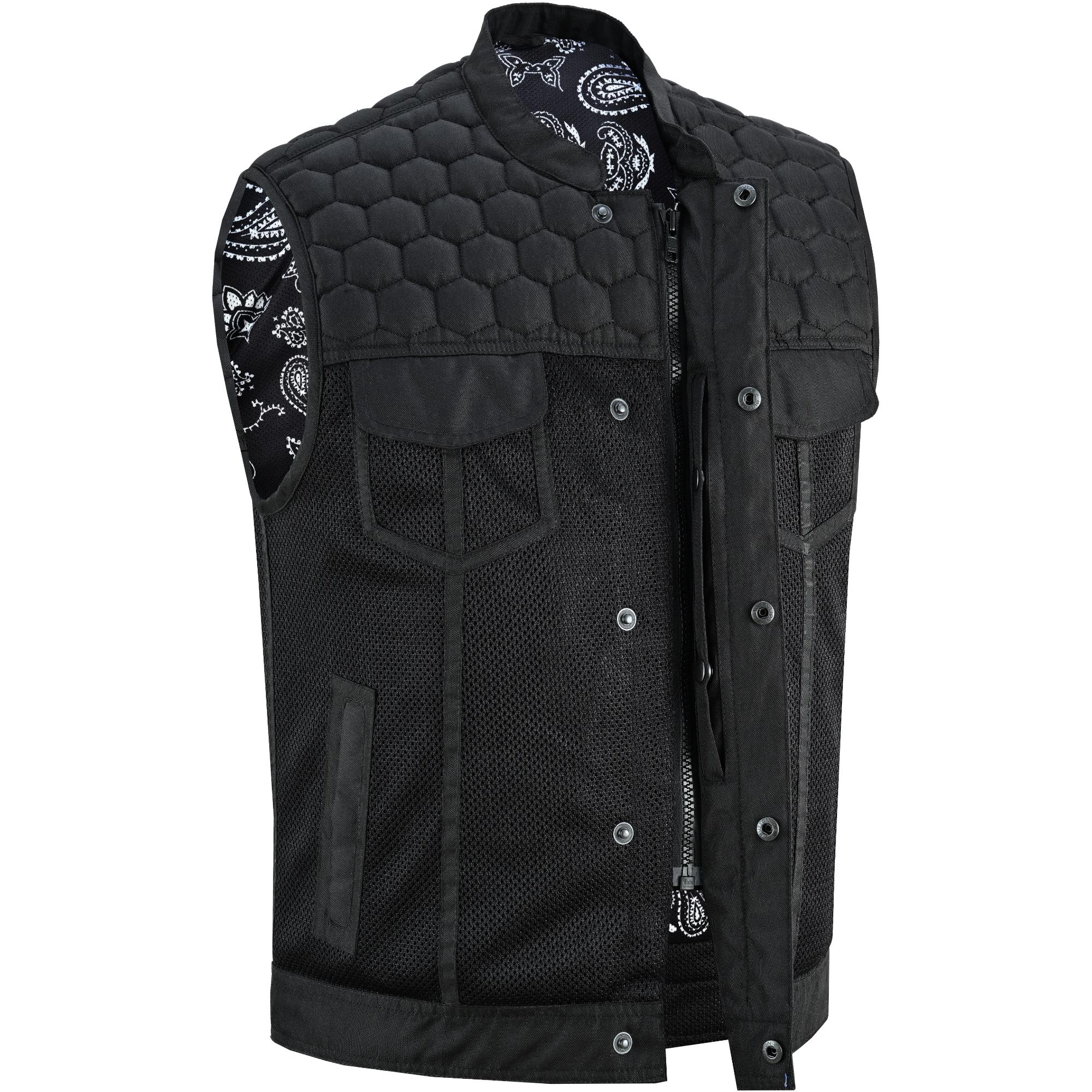 Mesh Rave - Men's Textile Vest-Mens Textile Vests-Daniel Smart Mfg - Retail