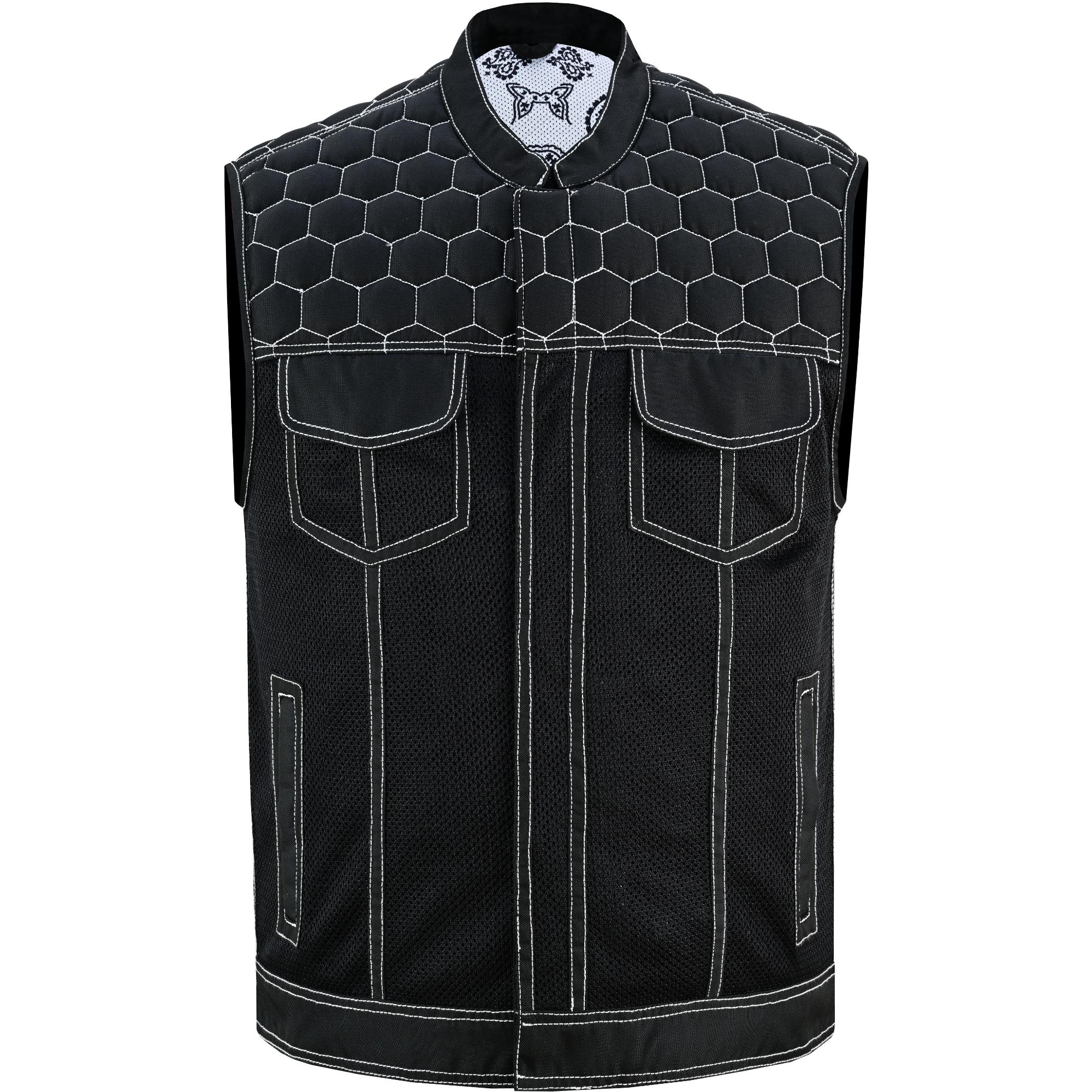 Mesh Rave - Men's Textile Vest-Mens Textile Vests-Daniel Smart Mfg - Retail