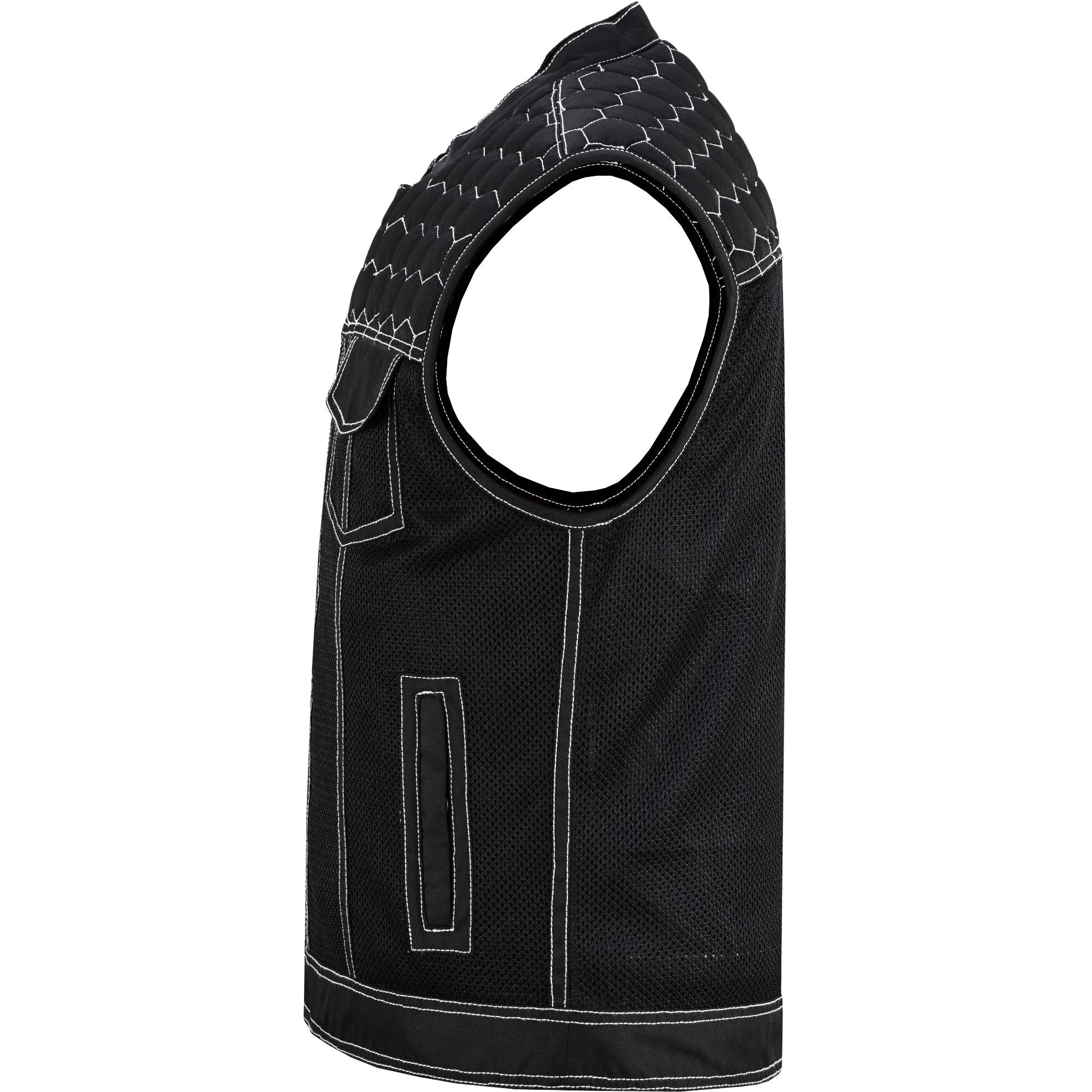 Mesh Rave - Men's Textile Vest-Mens Textile Vests-Daniel Smart Mfg - Retail