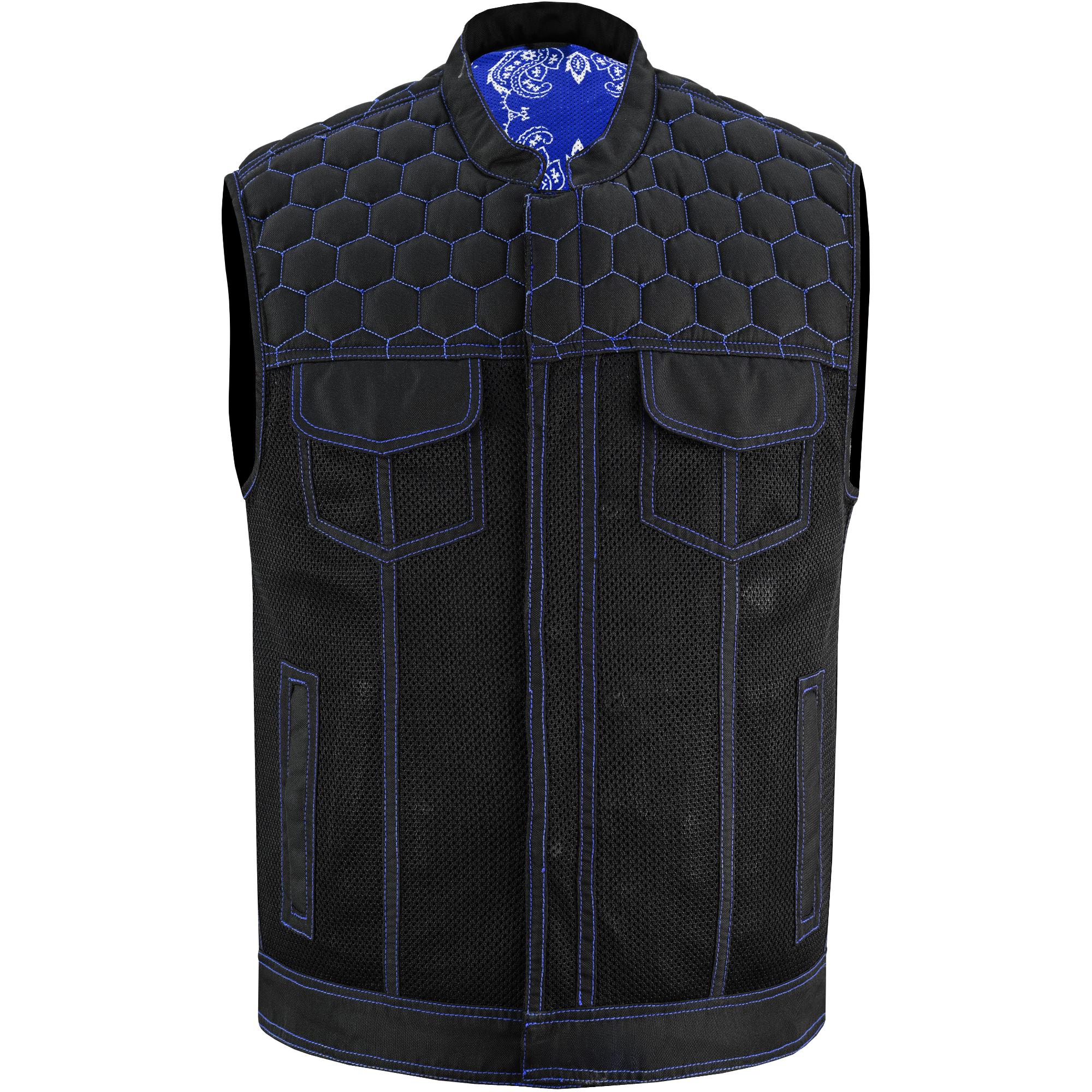 Mesh Rave - Men's Textile Vest-Mens Textile Vests-Daniel Smart Mfg - Retail
