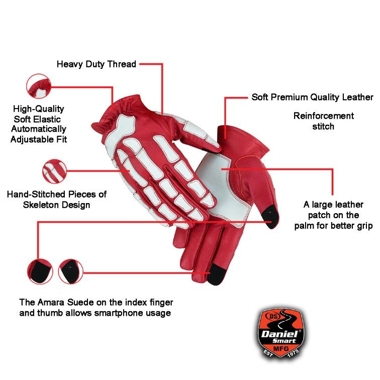 Monochrome Reaper - Men's Lightweight Gloves-Men's Lightweight Gloves-Daniel Smart Mfg - Retail