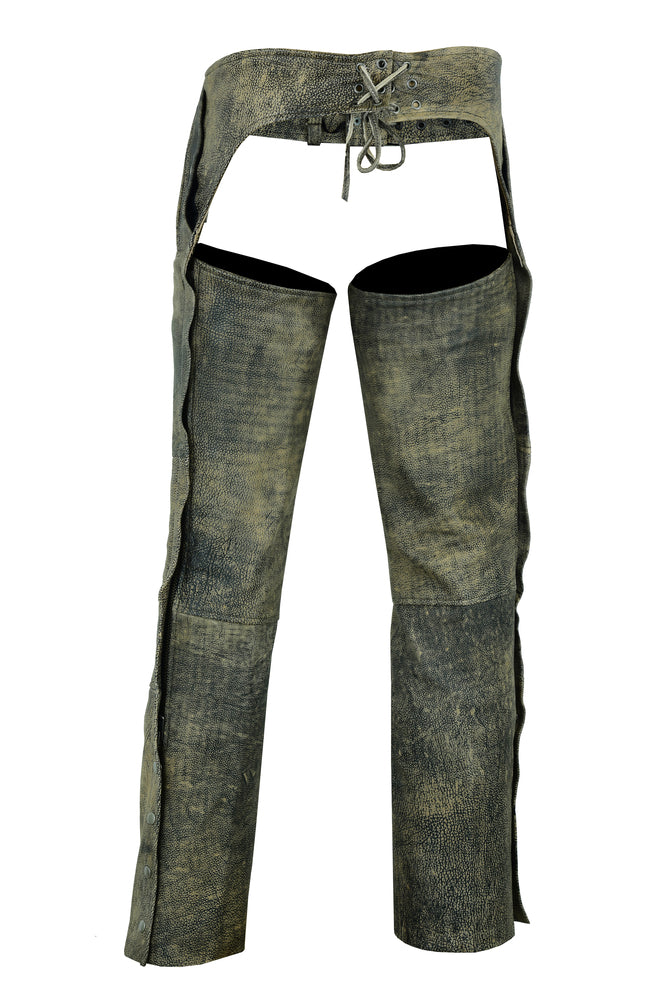 Moto Vibes - Unisex Motorcycle Leather Chaps-Unisex Chaps & Pants-Daniel Smart Mfg - Retail