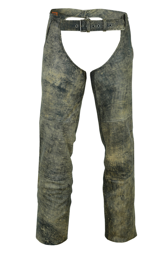 Moto Vibes - Unisex Motorcycle Leather Chaps-Unisex Chaps & Pants-Daniel Smart Mfg - Retail