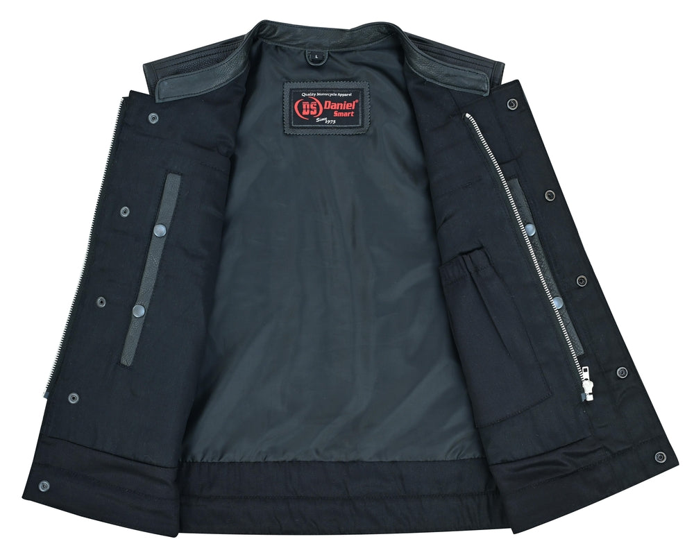 Myst - Women's Leather Vest-Womens Leather Vests-Daniel Smart Mfg - Retail