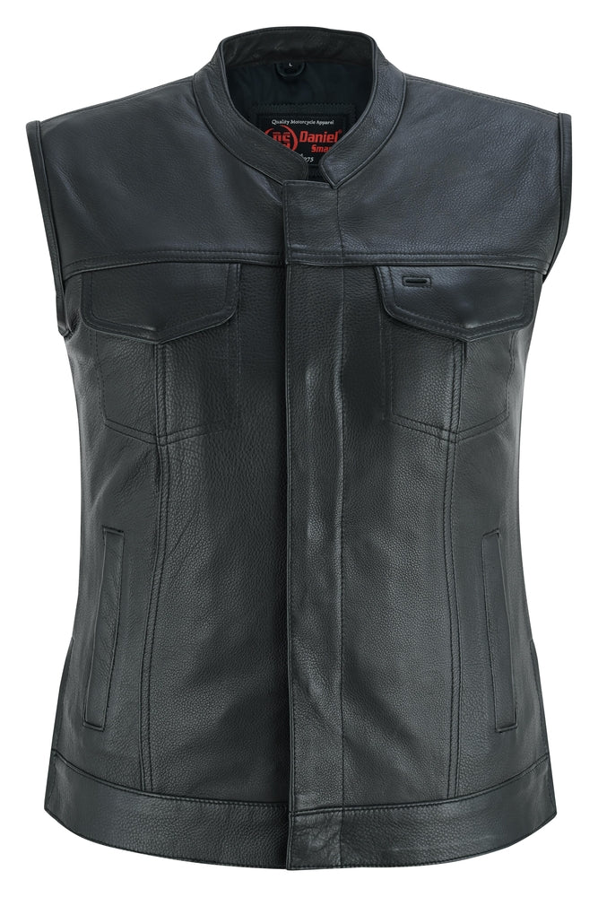 Myst - Women's Leather Vest-Womens Leather Vests-Daniel Smart Mfg - Retail