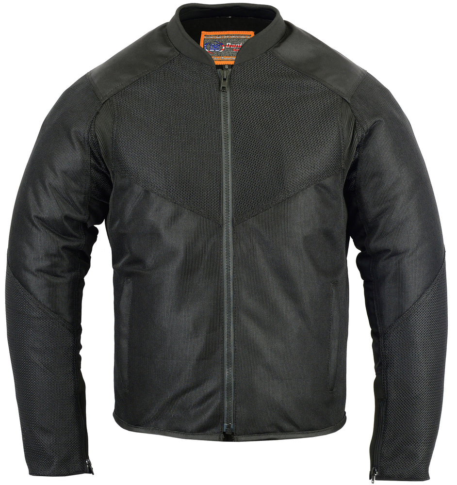 NeonRush Men's Textile Motorcycle Jacket