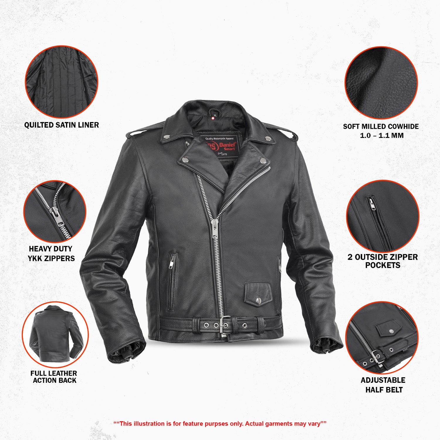Mini Maverick - Kids Leather Jacket