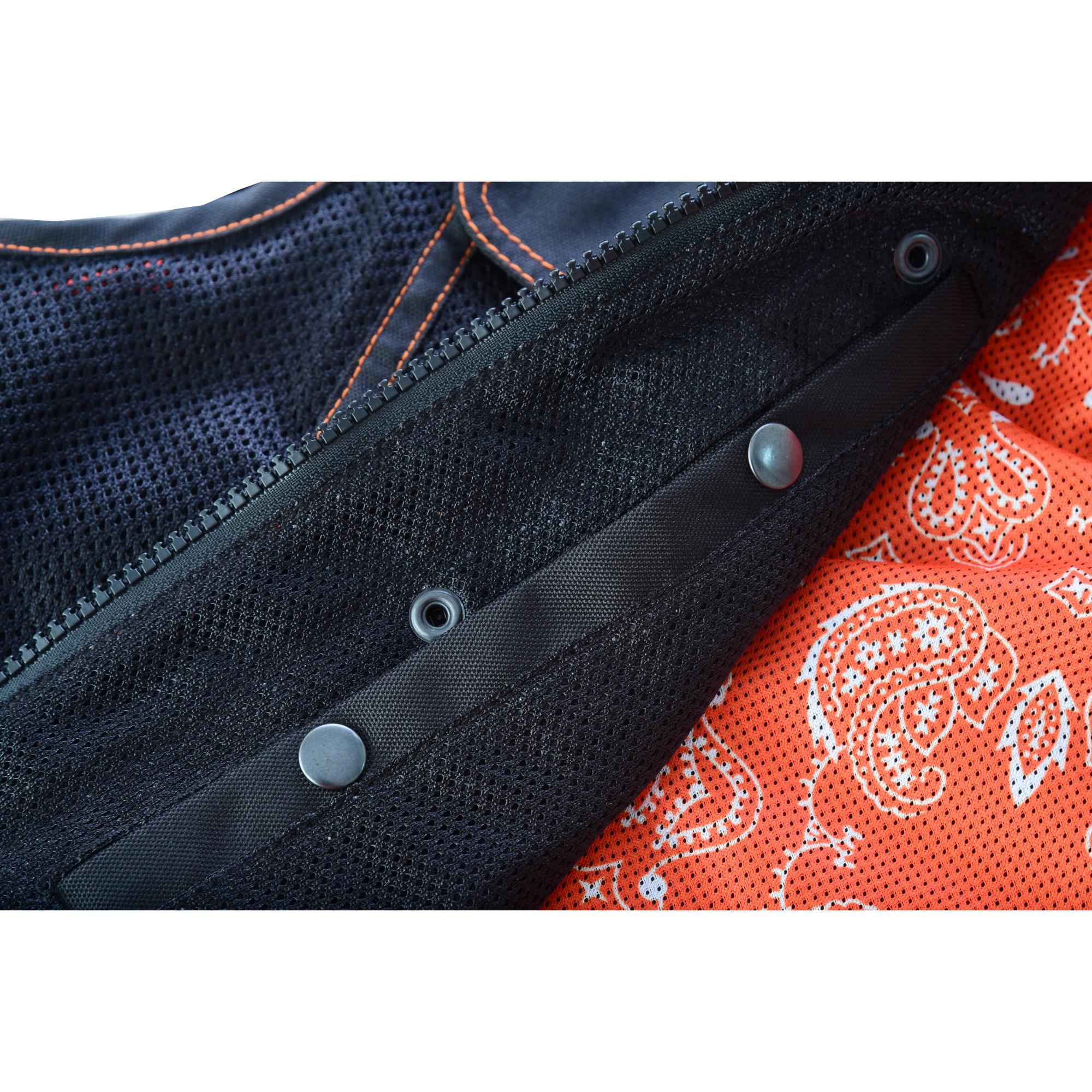 Night Tiger- Men's Textile Vest-Mens Textile Vests-Daniel Smart Mfg - Retail