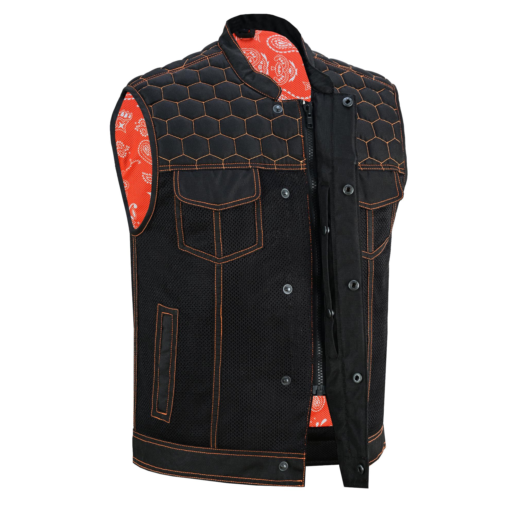 Night Tiger- Men's Textile Vest-Mens Textile Vests-Daniel Smart Mfg - Retail