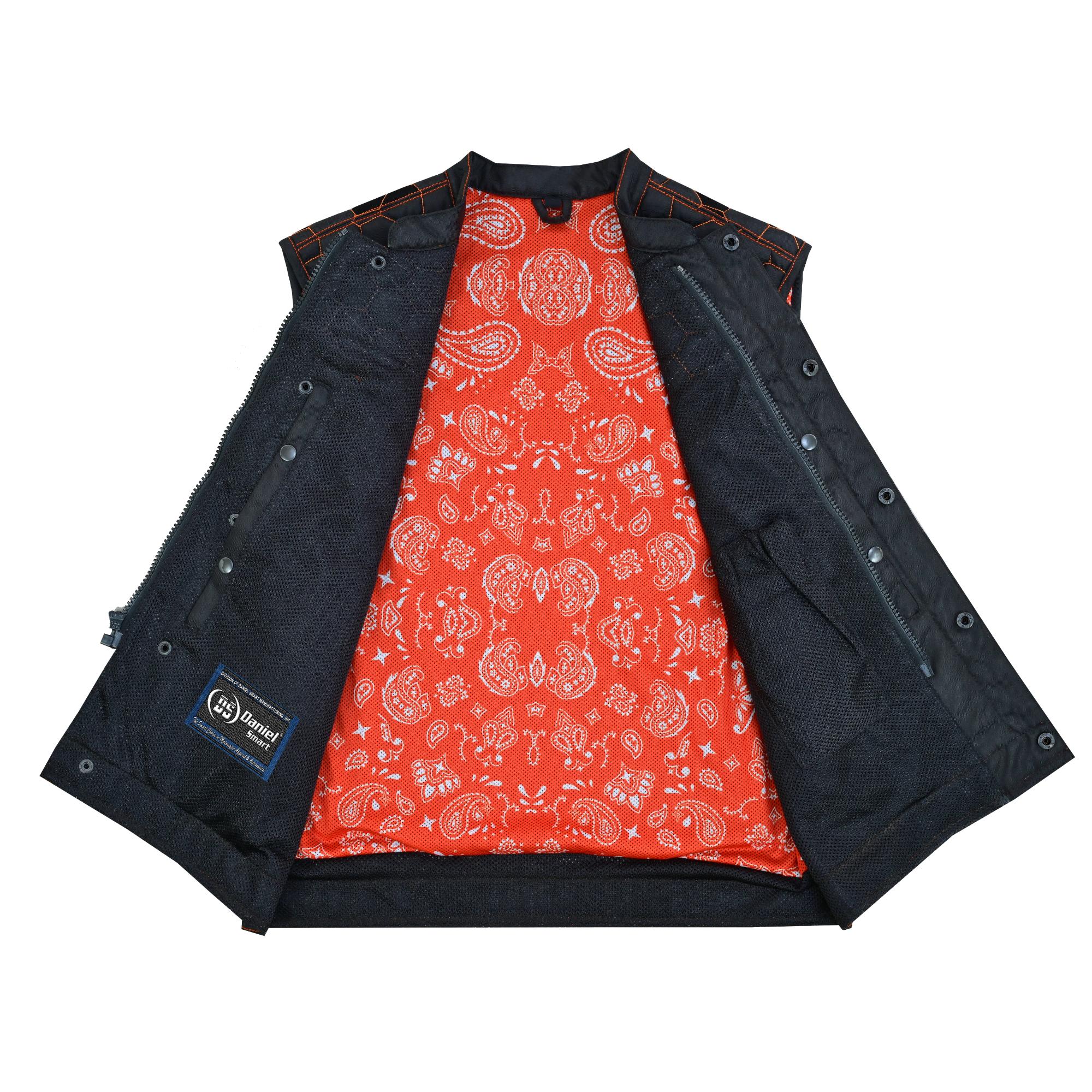 Night Tiger- Men's Textile Vest-Mens Textile Vests-Daniel Smart Mfg - Retail