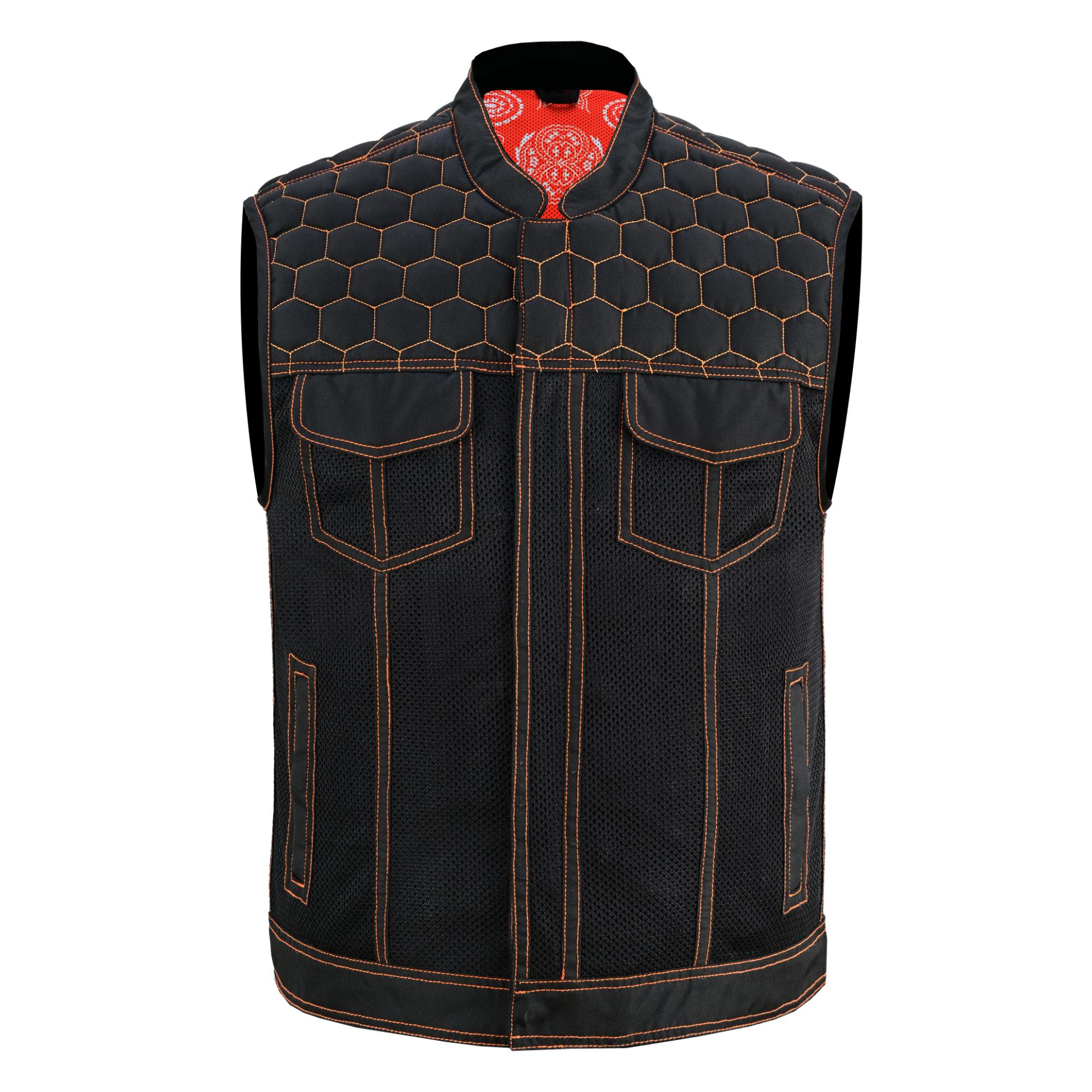 Night Tiger- Men's Textile Vest-Mens Textile Vests-Daniel Smart Mfg - Retail