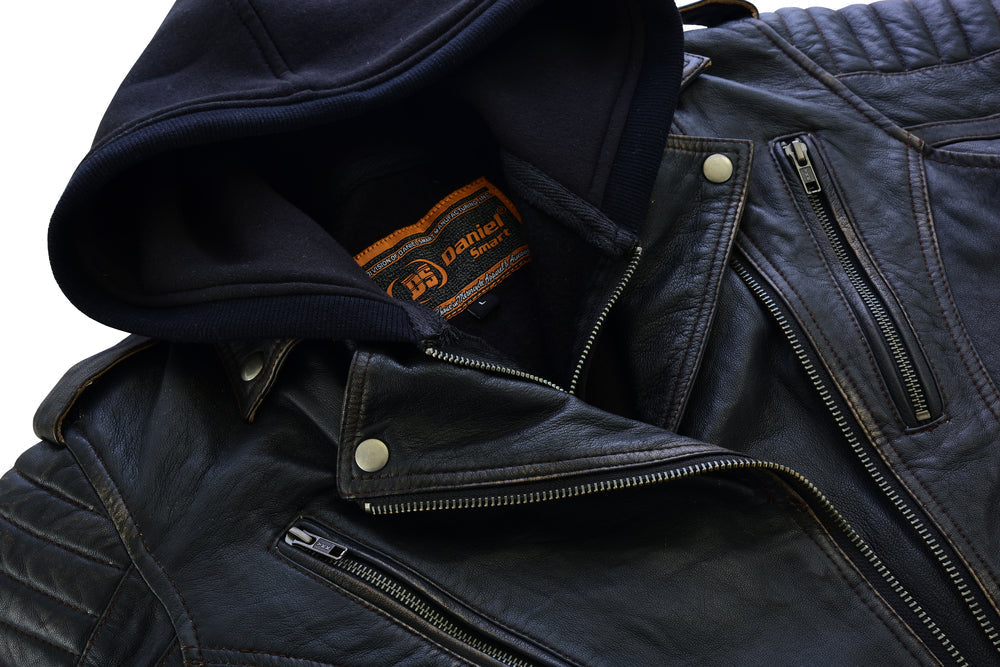 Nightfall Queen - Women's Leather Jacket-Womens Leather Motorcycle Jackets-Daniel Smart Mfg - Retail