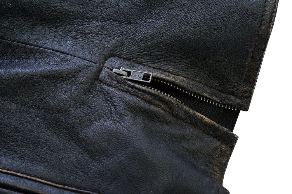 Nightfall Queen - Women's Leather Jacket-Womens Leather Motorcycle Jackets-Daniel Smart Mfg - Retail