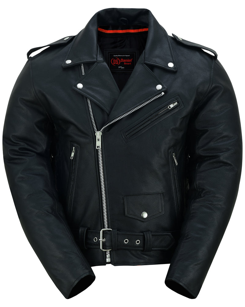 Nimbus - Men's Leather Motorcycle Jacket-Mens Leather Motorcycle Jackets-Daniel Smart Mfg - Retail