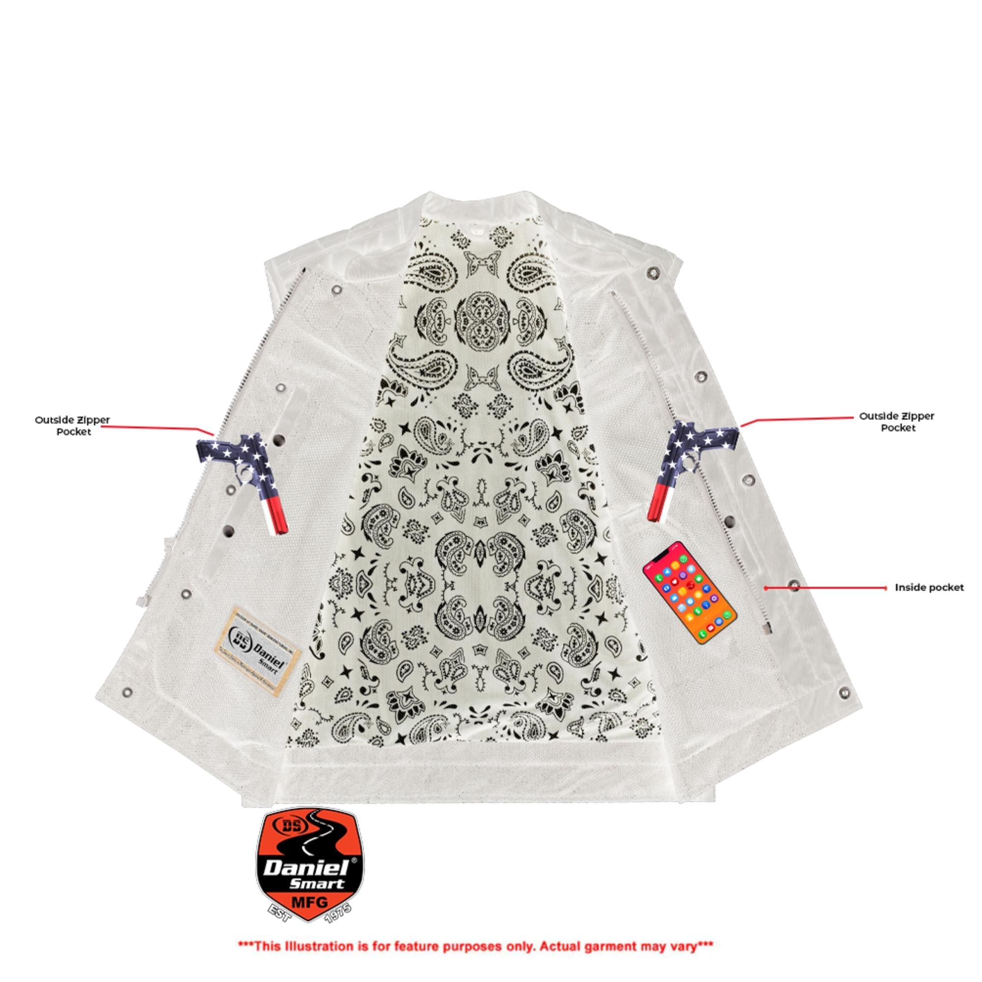 Nitro Rush - Men's Textile Vest-Mens Textile Vests-Daniel Smart Mfg - Retail