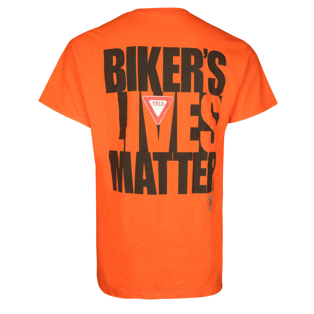 Orange Thunder - Men's Motorcycle T-shirt-Mens Shirts-Daniel Smart Mfg - Retail