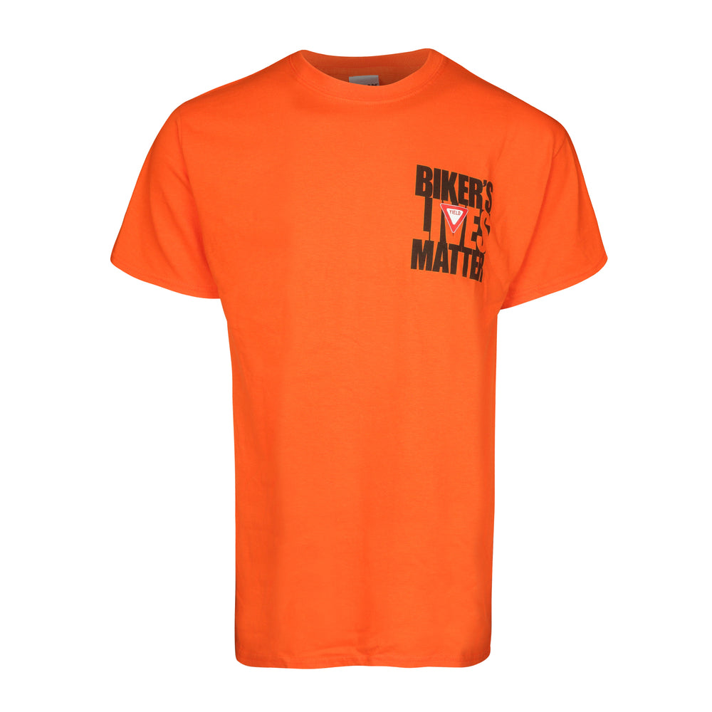 Orange Thunder - Men's Motorcycle T-shirt-Mens Shirts-Daniel Smart Mfg - Retail