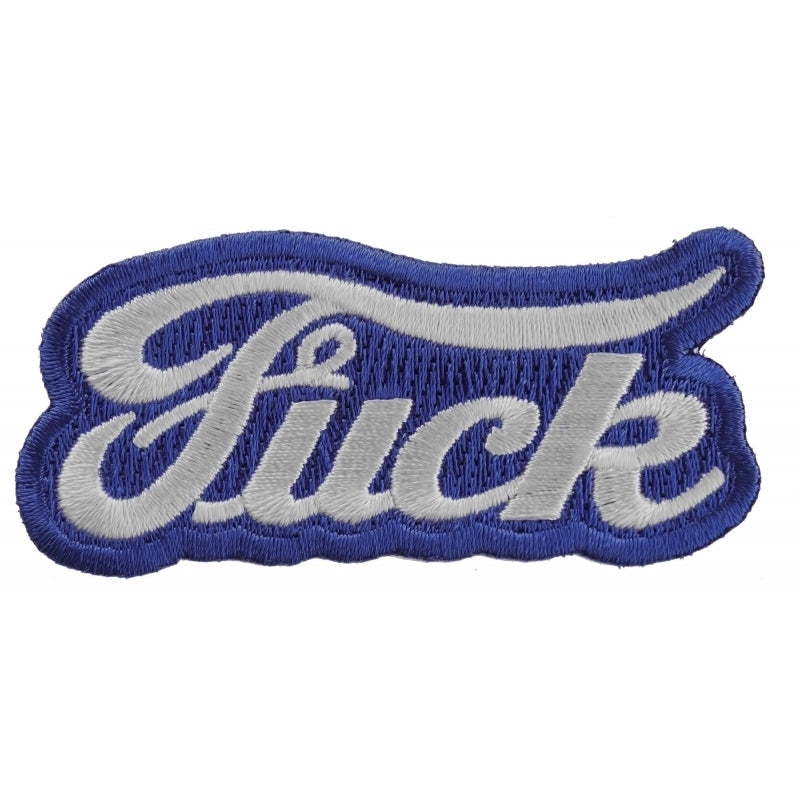 P2569 Ford Fuck Biker Naughty Iron on Patch-Patches-Daniel Smart Mfg - Retail