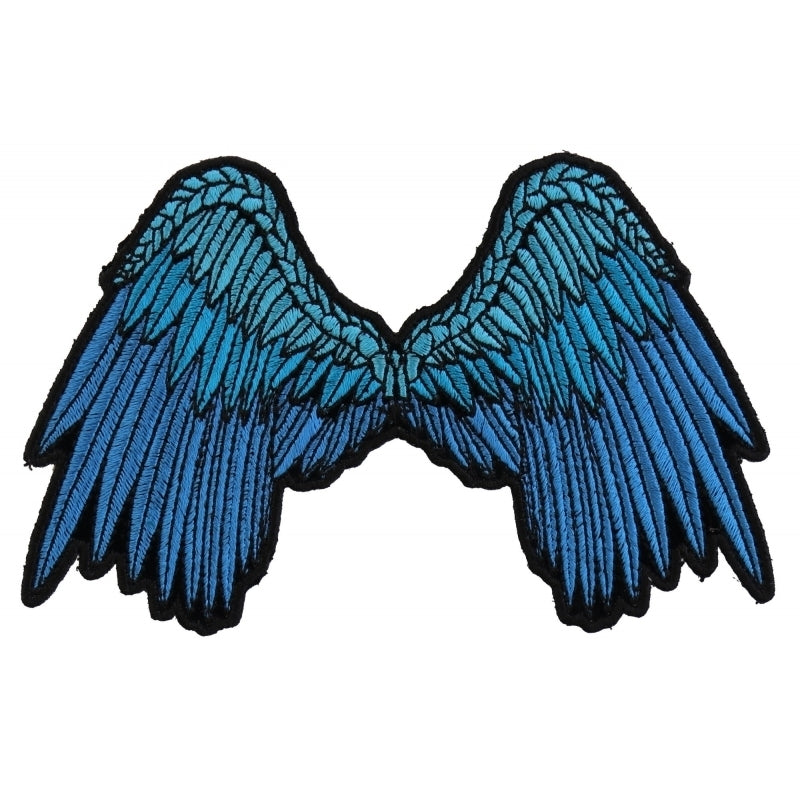 P3200 Small Beautiful Angel Wings Blue Patch-Patches-Daniel Smart Mfg - Retail