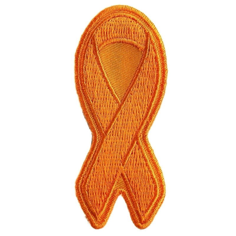 P3777 Orange Leukemia Awareness Ribbon Patch-Patches-Daniel Smart Mfg - Retail