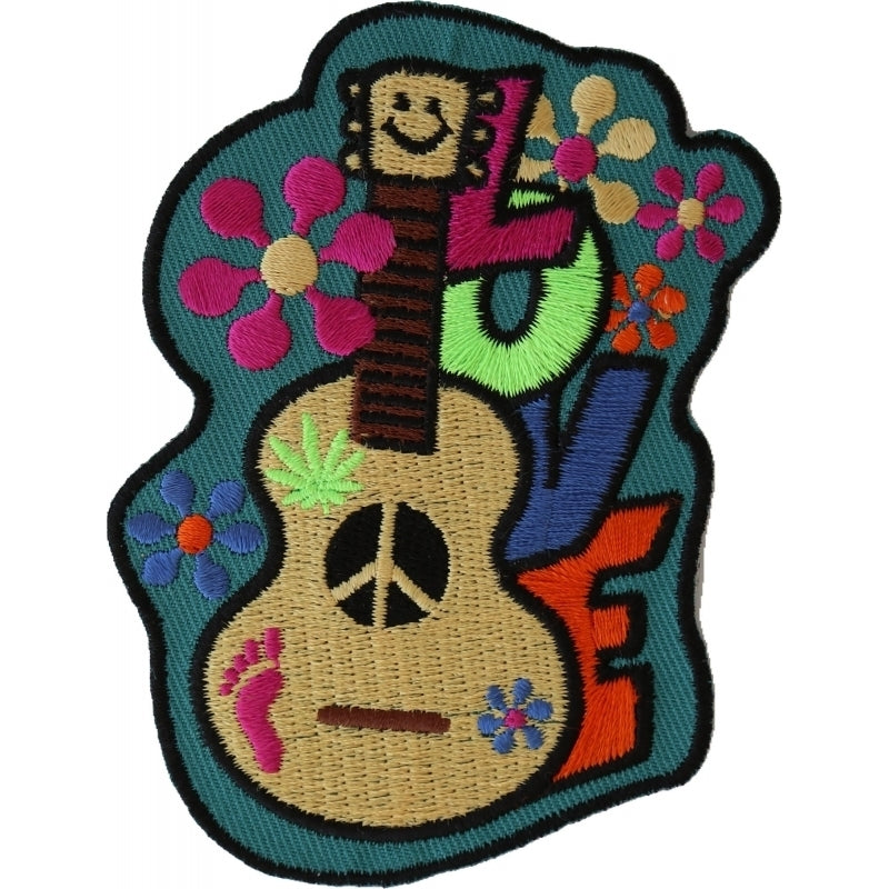 P4920 Love Guitar Cute Patch-Patches-Daniel Smart Mfg - Retail
