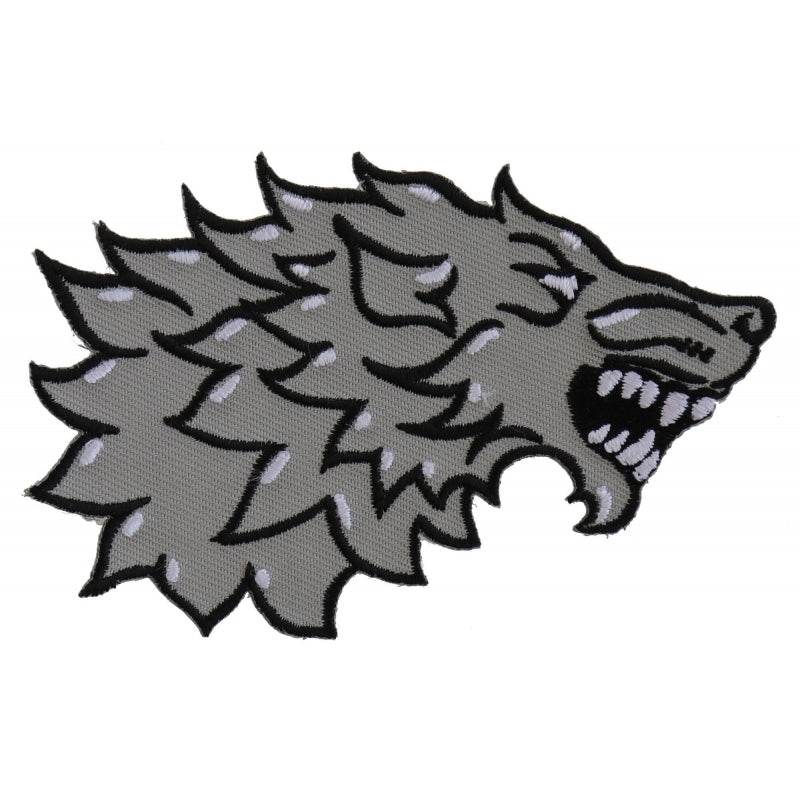 P5929 Sideways Wolf Patch-Patches-Daniel Smart Mfg - Retail