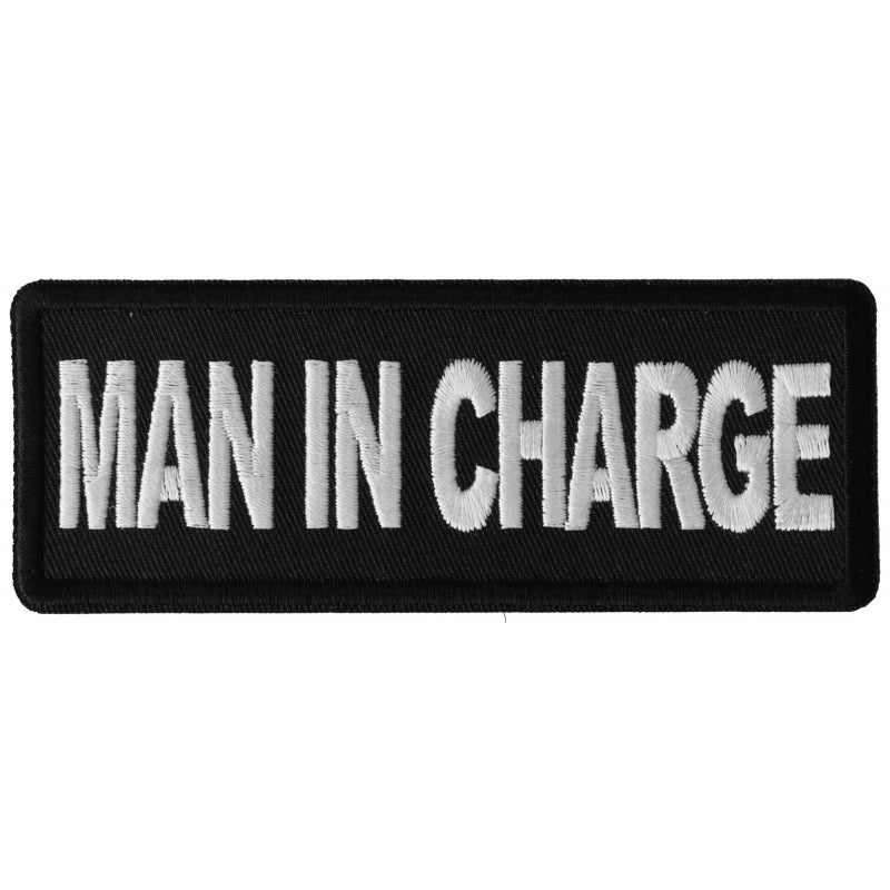 P6284 Man in Charge Patch-Patches-Daniel Smart Mfg - Retail