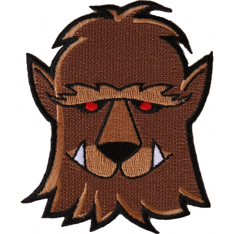P6551 Wacky Wolf Patch-Patches-Daniel Smart Mfg - Retail