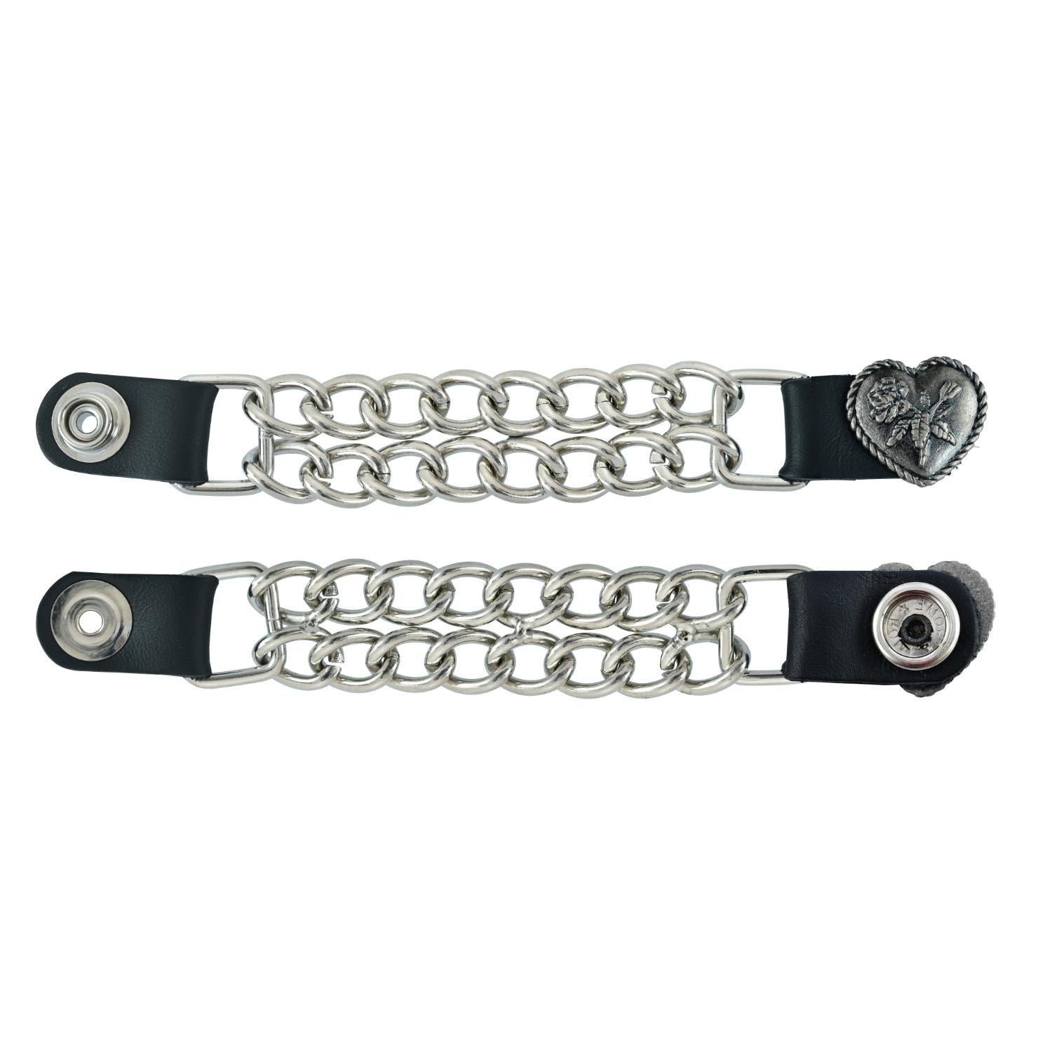 PKV133D Vest Extender - Heart Rose-Vest Extenders-Daniel Smart Mfg - Retail