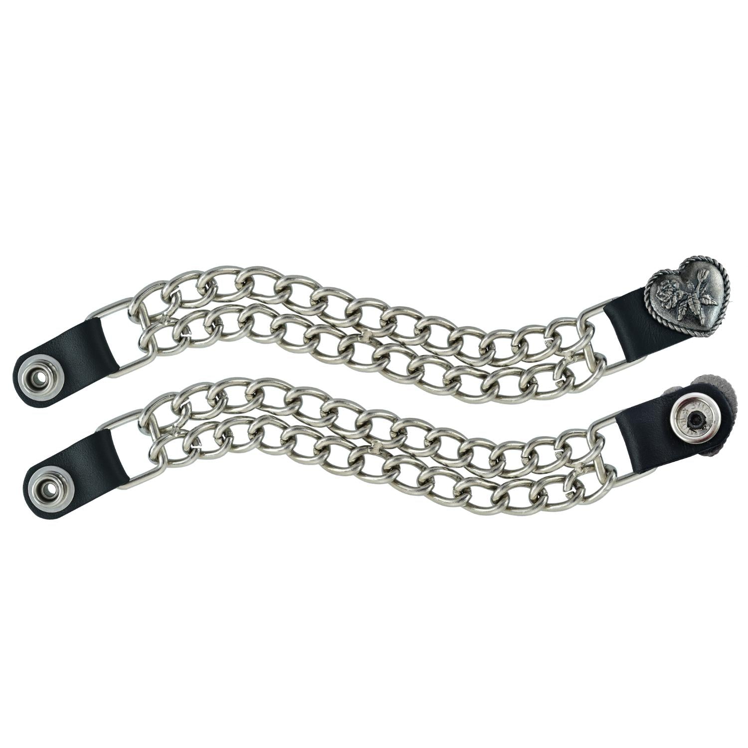 PKV133D Vest Extender - Heart Rose-Vest Extenders-Daniel Smart Mfg - Retail