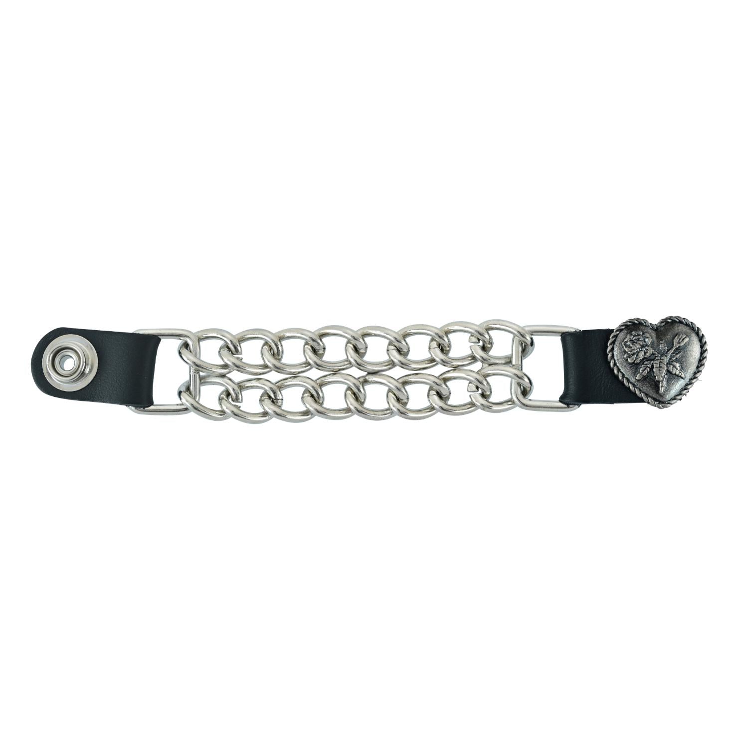 PKV133D Vest Extender - Heart Rose-Vest Extenders-Daniel Smart Mfg - Retail