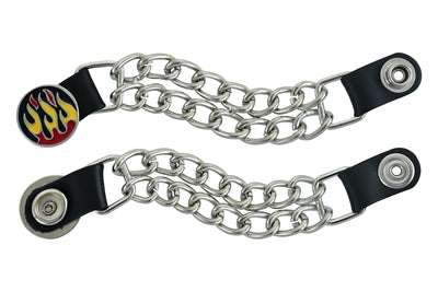 PKV145 Vest Extender - Flame Red W/Yellow-Vest Extenders-Daniel Smart Mfg - Retail