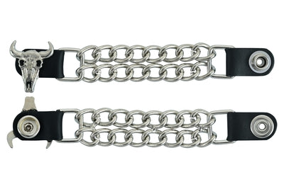 PKV156D Vest Extender - Cow Skull-Vest Extenders-Daniel Smart Mfg - Retail