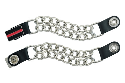 PKV166D Vest Extender - Thin Red Line-Vest Extenders-Daniel Smart Mfg - Retail